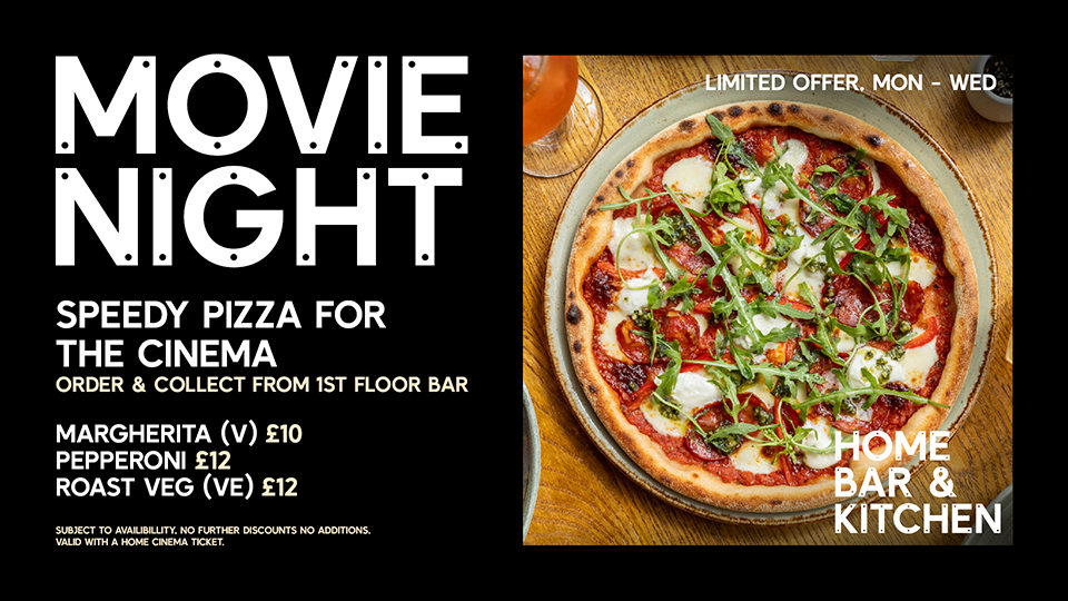 Speedy Pizzas - take a pizza in the cinema with you from just &pound;10